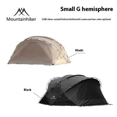 Mountainhiker 8-Person Round Tent with Chimney Vent  UV Protection, All-Season Windproof Design for Family Camping