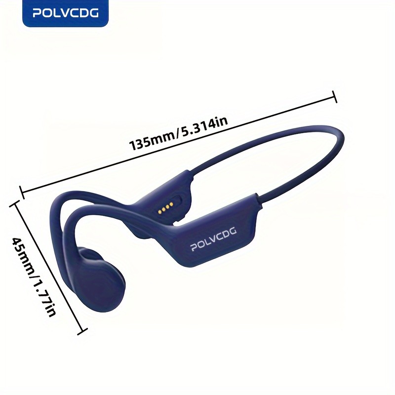 POLVCDG Audio 2024 New X7 Wireless Bone Conduction Headphones