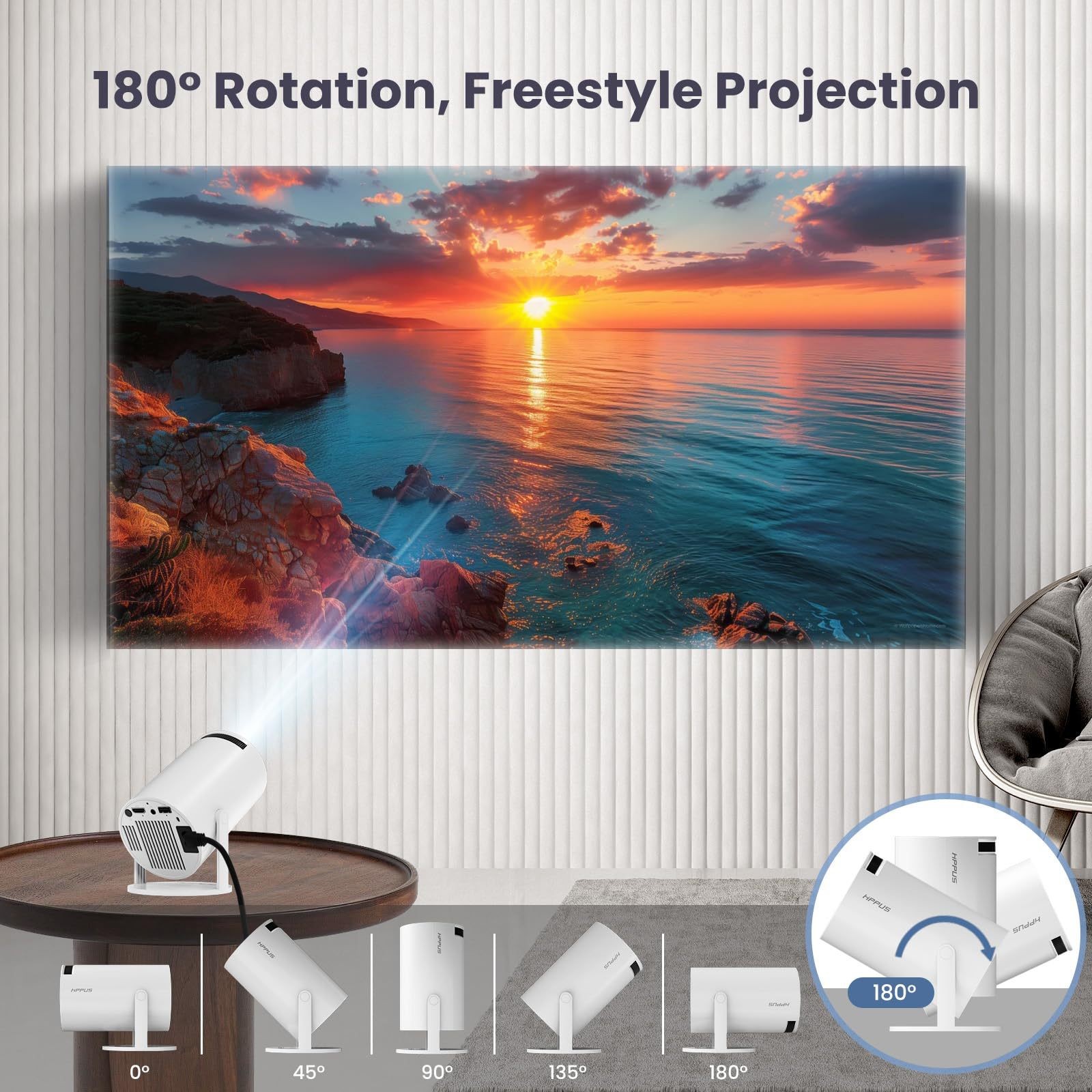 Bluetooth Screen Projector