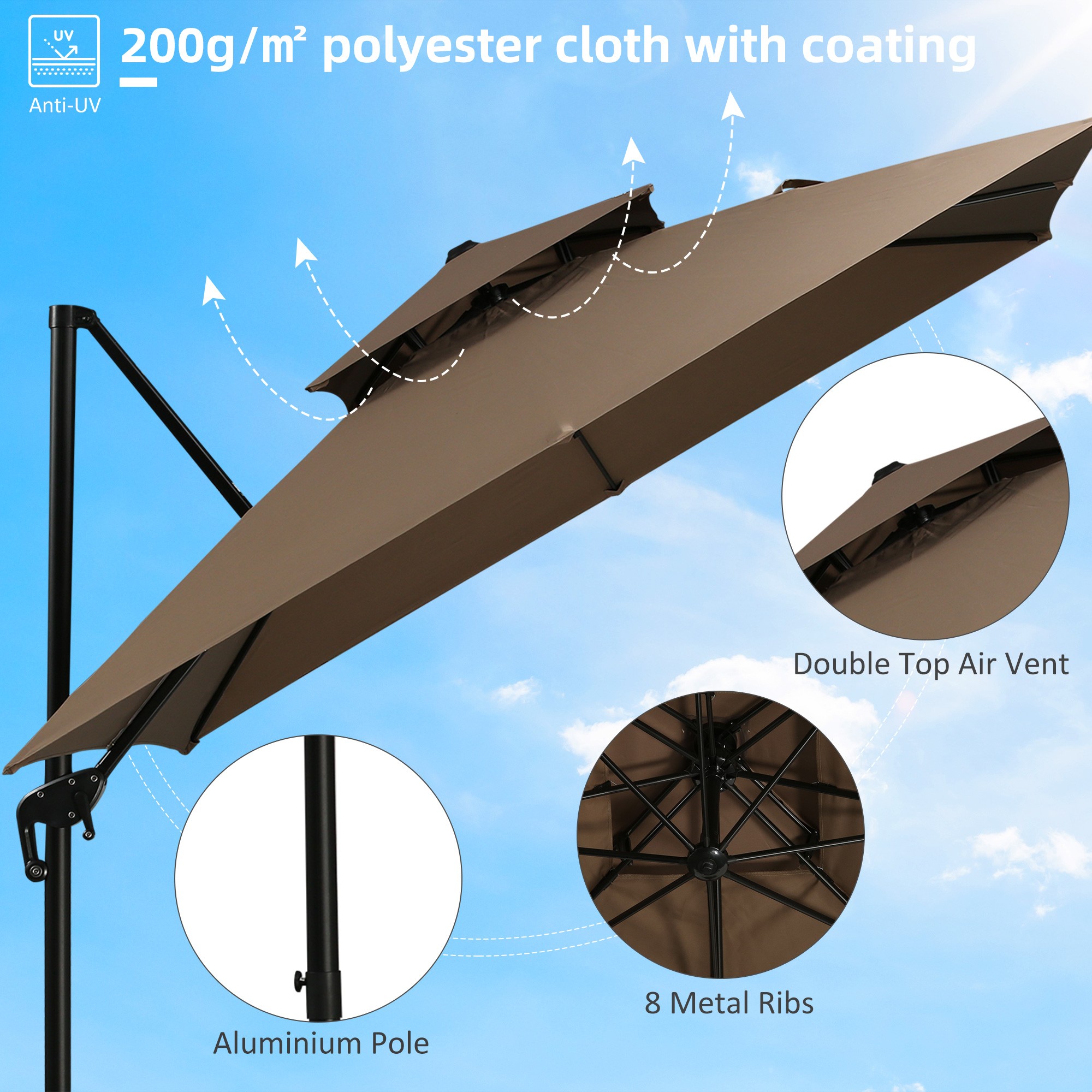 Patio Umbrella With Base