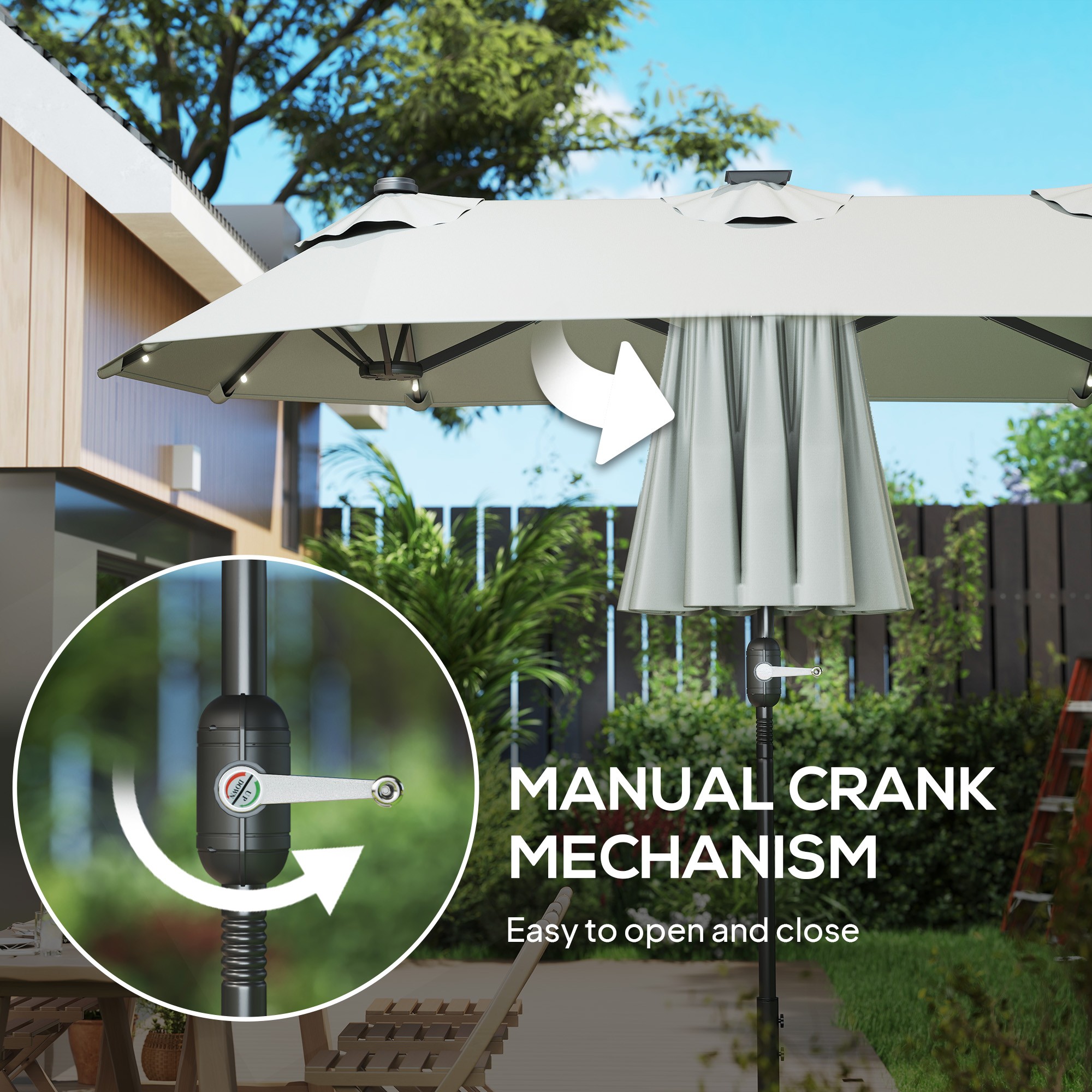 Patio Umbrella With Lights