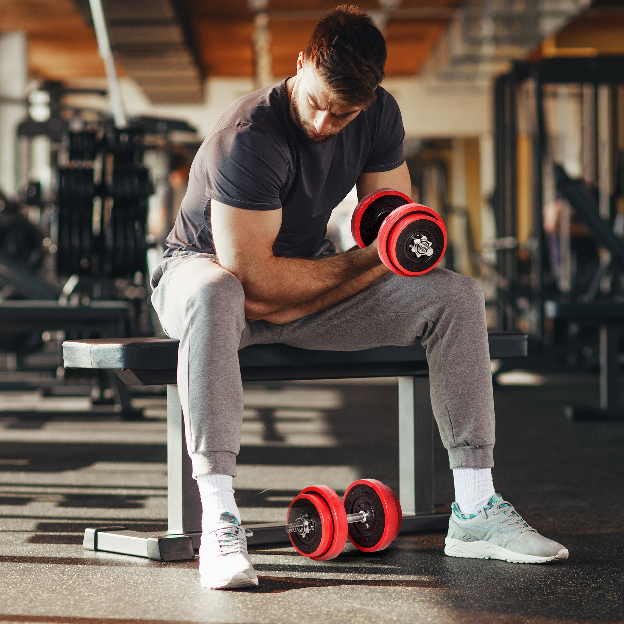 Adjustable Dumbbells Set