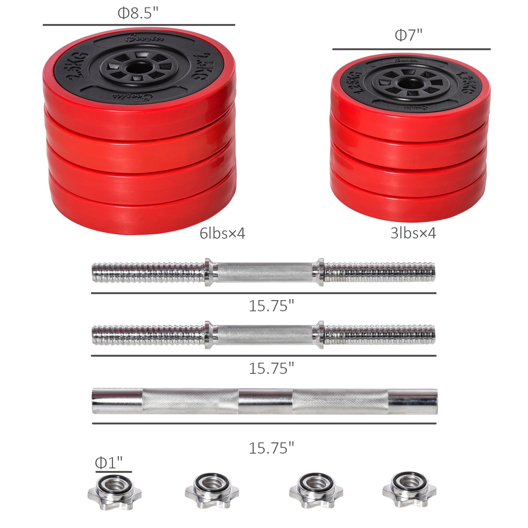 Adjustable Dumbbells Set