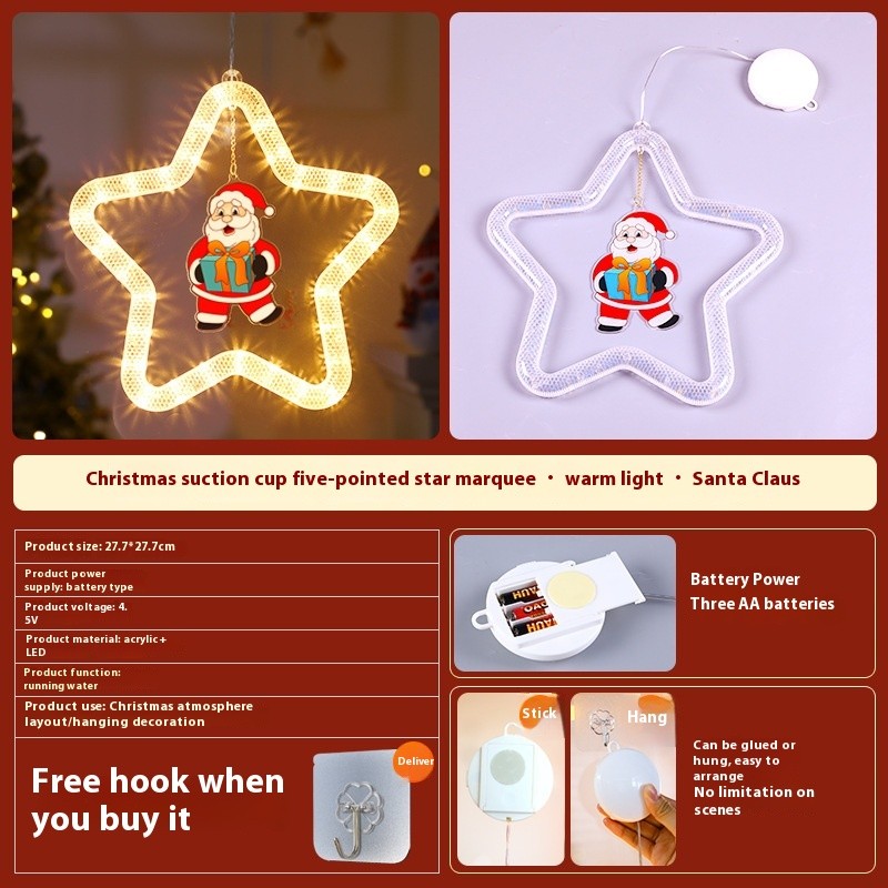Christmas Pendant Decoration with LED Lights