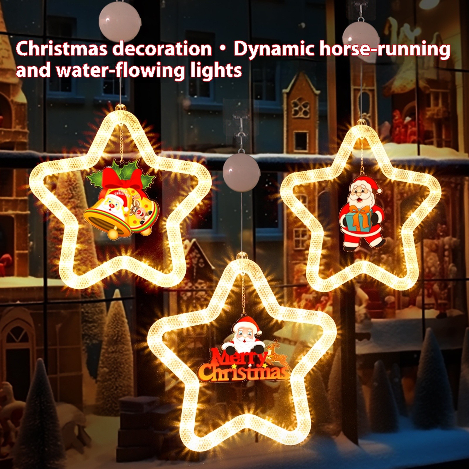 Christmas Pendant Decoration with LED Lights