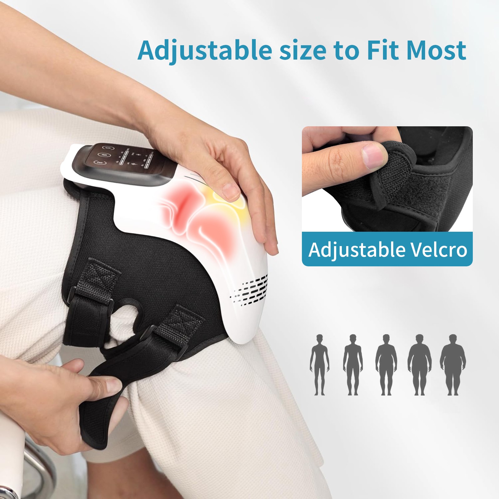 Intelligent Knee Massager  Rechargeable, Heating, and Pain Relief for Home Use