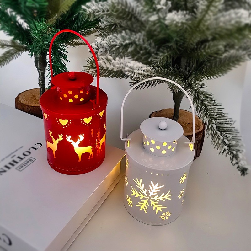 Christmas Candle Lights LED  Small Lanterns for Creative Holiday Decoration