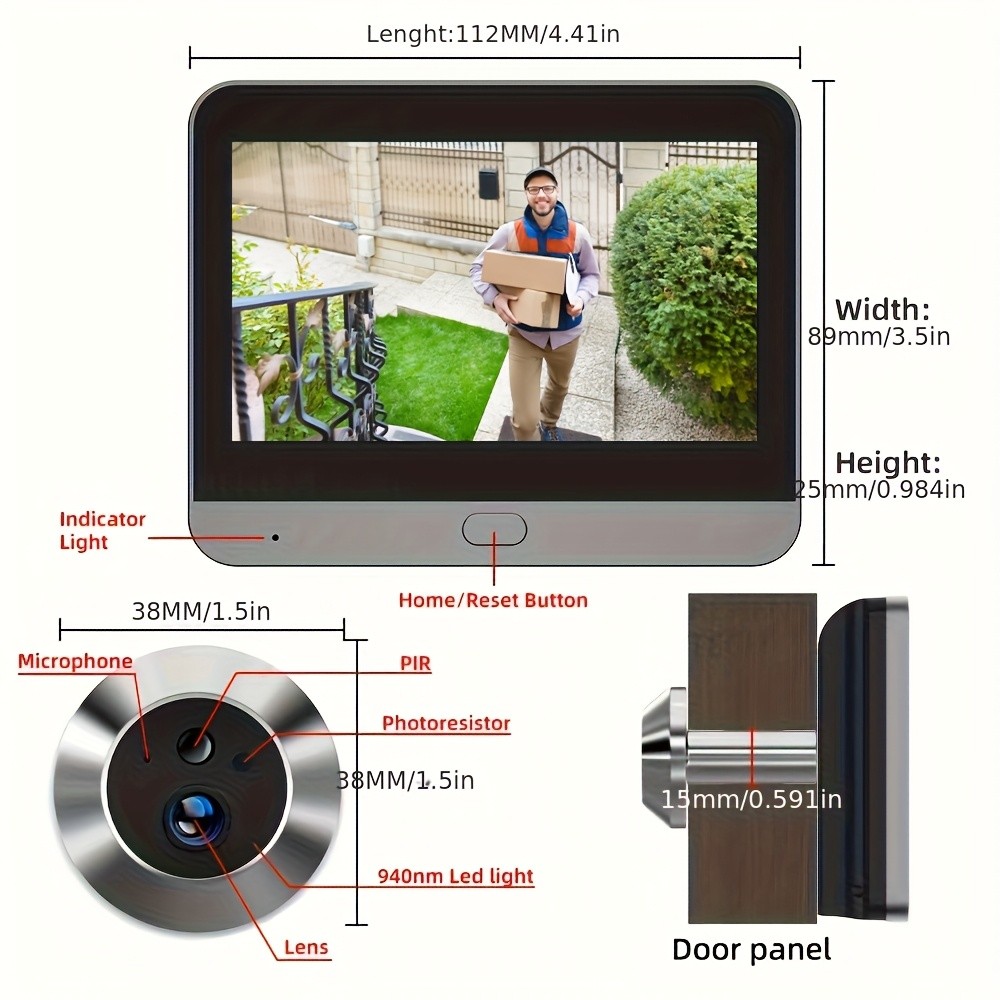Devoccvo Smart Security Camera with Screen