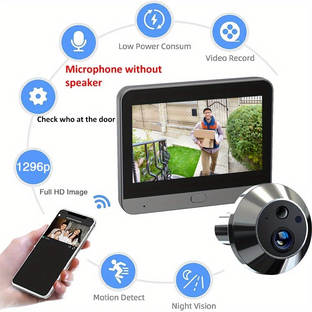 Devoccvo Smart Security Camera with Screen