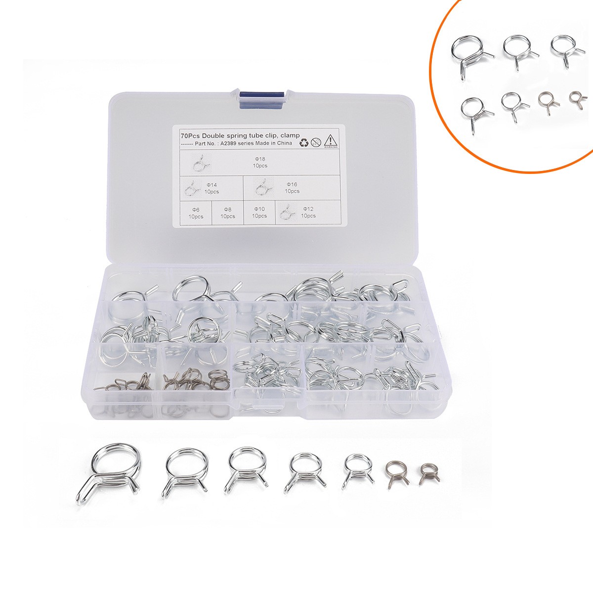 Spring Clips Hose Clamps