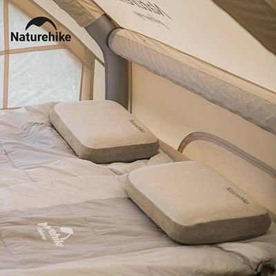 Naturehike Memory Foam Square Pillow  Comfortable, Multi-Position Sleeping Pillow for All Seasons