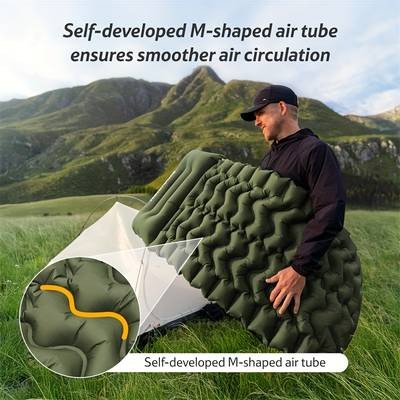 Naturehike Ultralight Camping Sleeping Pad  Lightweight Inflatable Air Mattress for Camping and Backpacking