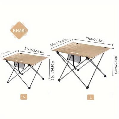 Naturehike Portable Camping Table  Lightweight, Foldable Picnic Table with Storage Bag