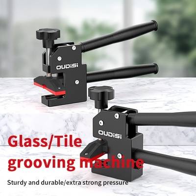 1pc OuDiSi Heavy-Duty Ceramic Tile & Glass Cutter with Ergonomic Non-Slip Grip  Sharp, Durable Blades for Precision Cutting
