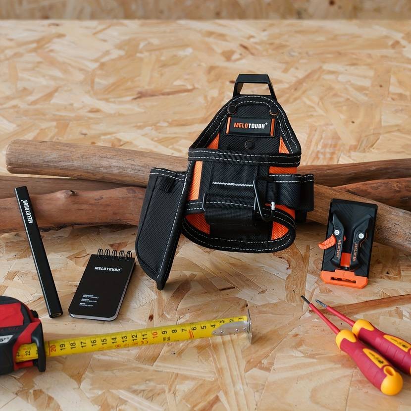 MELOTOUGH Tape Measure Pouch/Utility Knife Pouch  Convenient and Durable Tool Belt Pouch