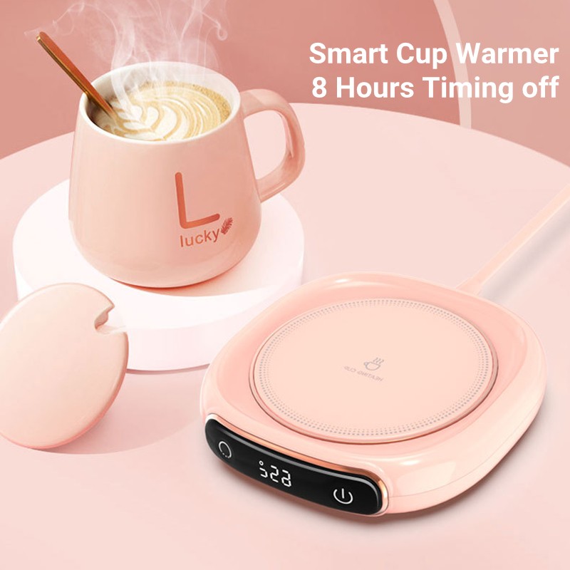 Coffee Mug Warmer  Smart Heating Coaster for Constant Temperature and Thermal Insulation