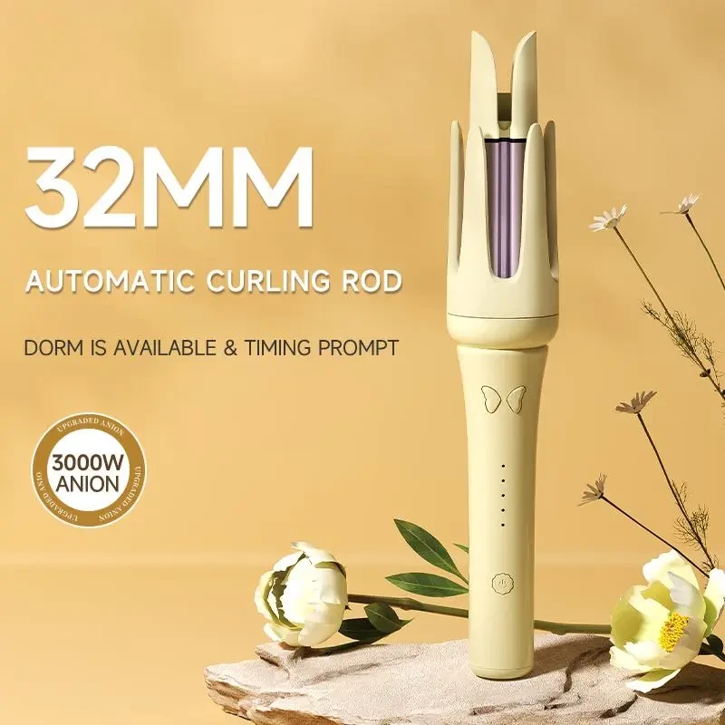 Customized Fully Automatic Korean Style Big Curl Three-in-one Curling Iron