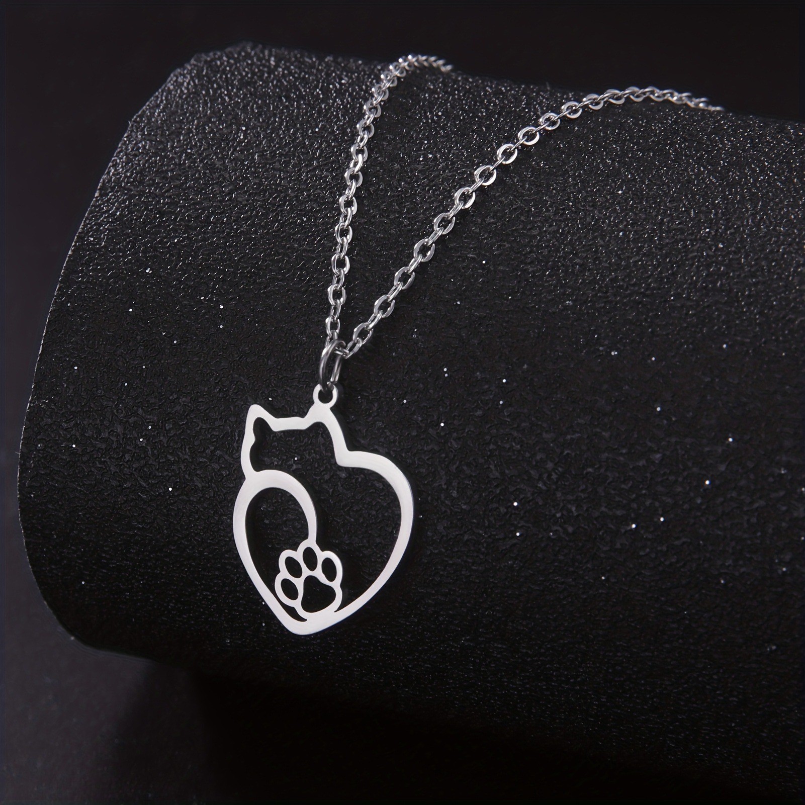 Cat Silhouette Pendant
