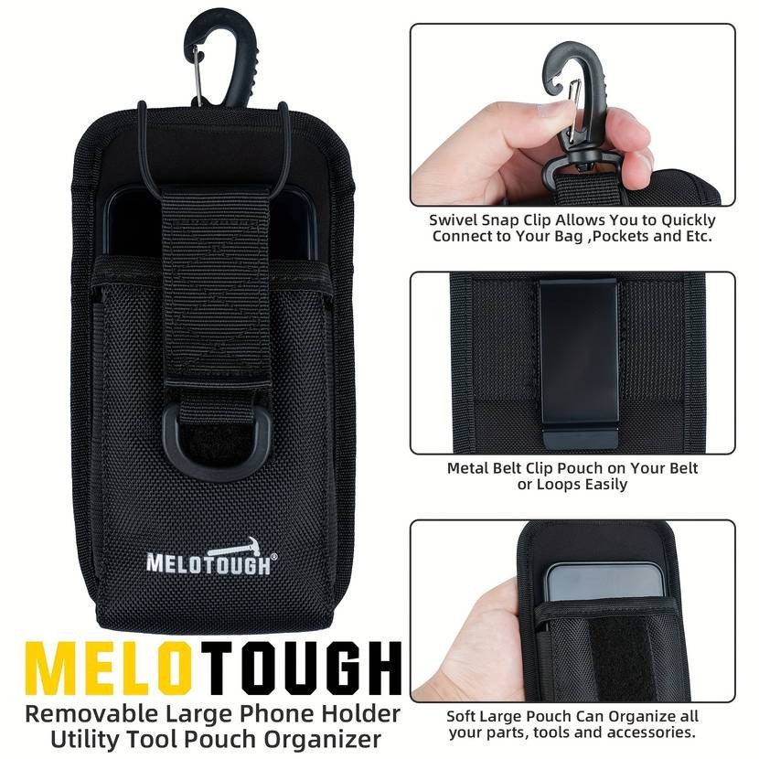 MELOTOUGH Heavy Duty Padded Tool Belt Suspenders for Men Superior Comfort and Support for Heavy-Duty Work