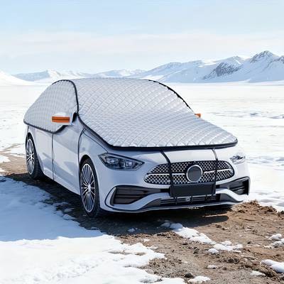 Suitu Heavy-Duty Magnetic Car Windshield Snow Cover with Quick-Snow Removal Ultimate All-Weather Protection for Your Vehicle