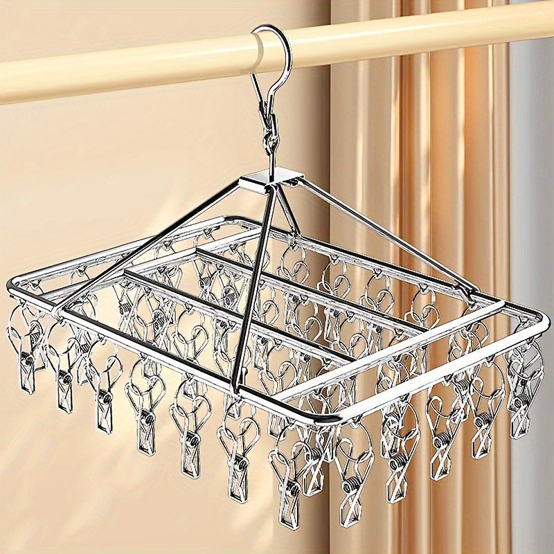 Ever Blooming Stainless Steel Laundry Hanger with Clip