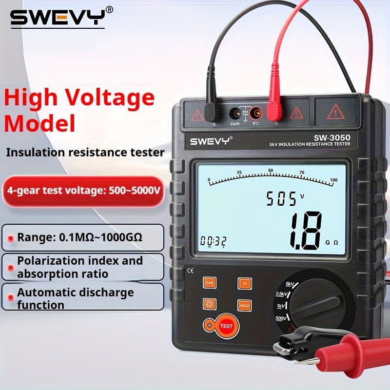 SWEVY SW3050 Multifunctional Digital Megohmmeter