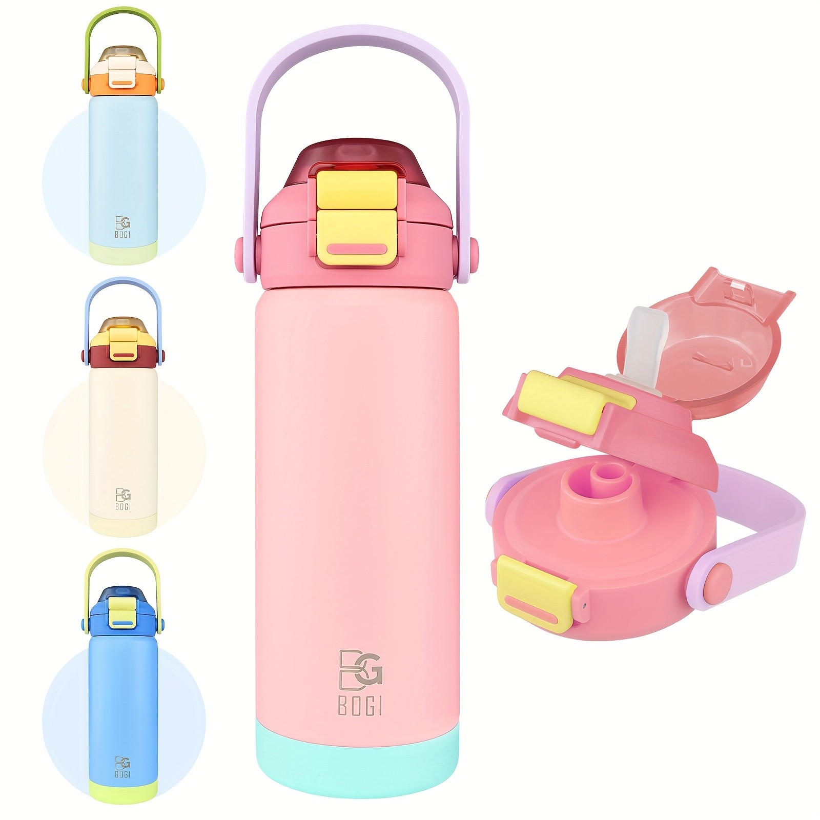 BOGI 18oz Insulated Stainless Steel Water Bottle