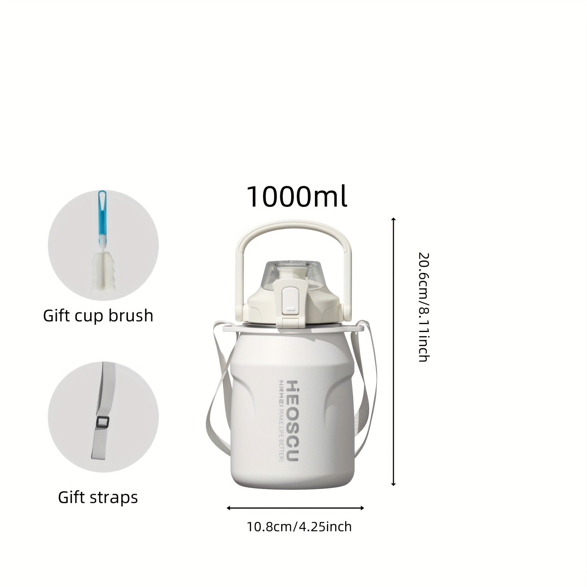 nRMEi Stainless Steel Insulated Water Bottle