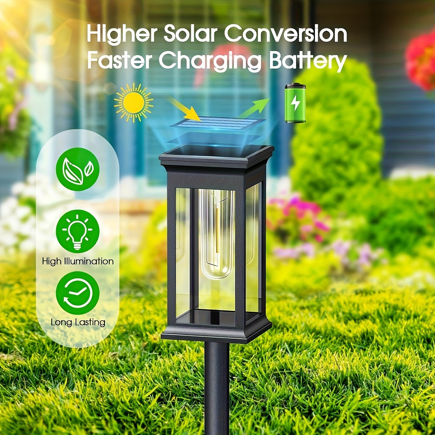 WENMILY Solar LED Pathway Lights