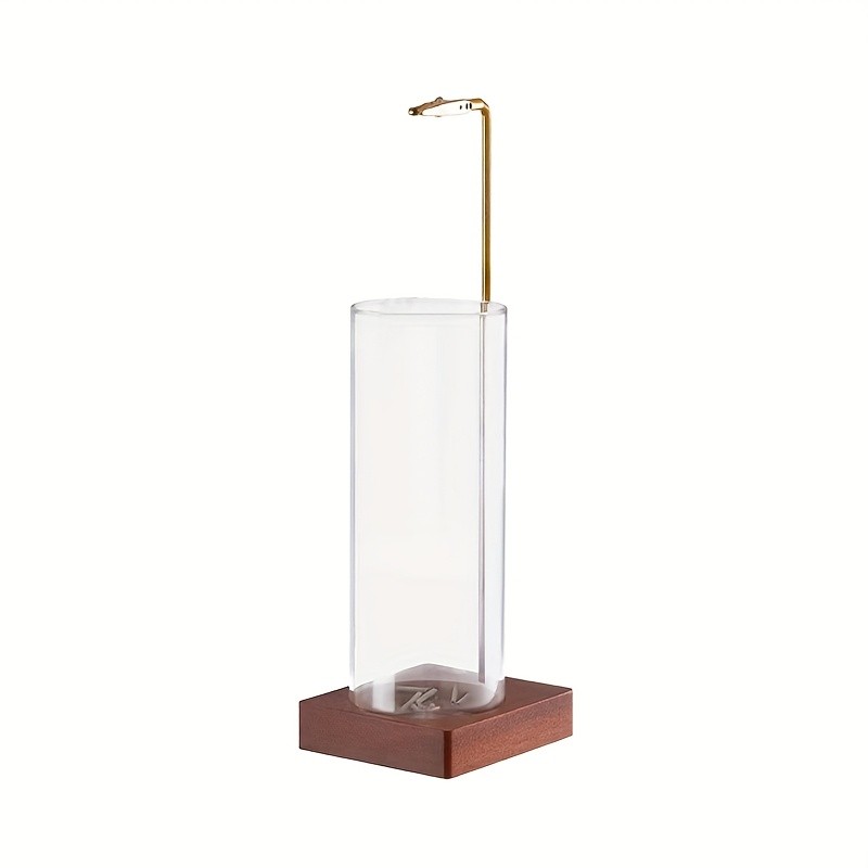 DRADO Modern Glass Incense Holder with Ash Collector
