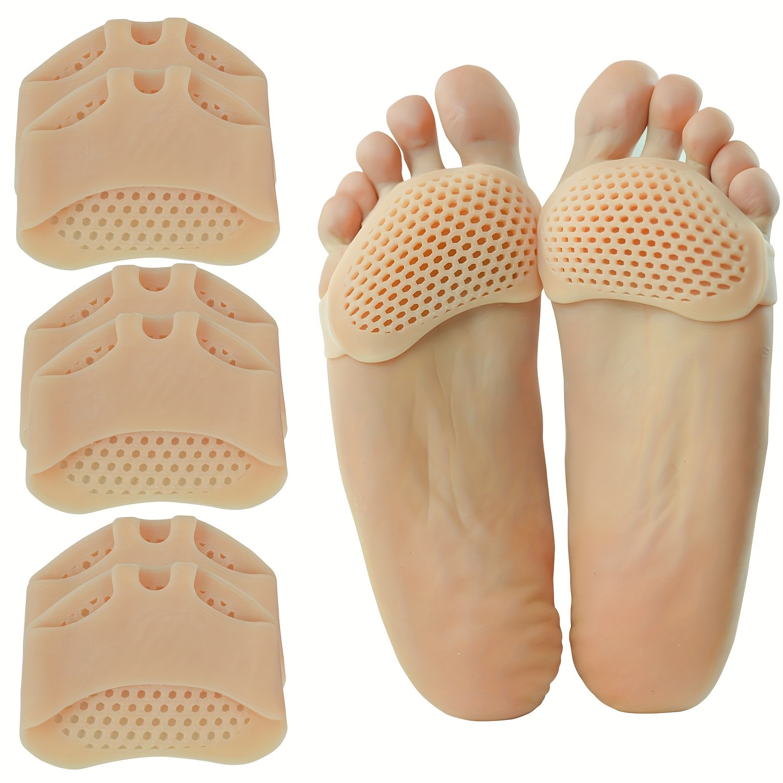 COZYPANDA 6-Pack Metatarsal Pads for Men & Women