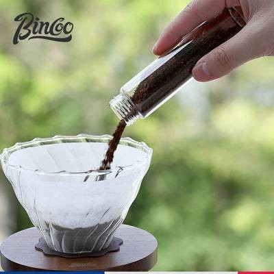 BINCOO Coffee Bean Storage Jar with One-Way Air Vent & Funnel  Preserve Freshness with Style