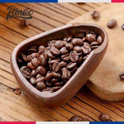 Bincoo Wooden Coffee Bean Weighing Plate  Precision Brewing at Your Fingertips