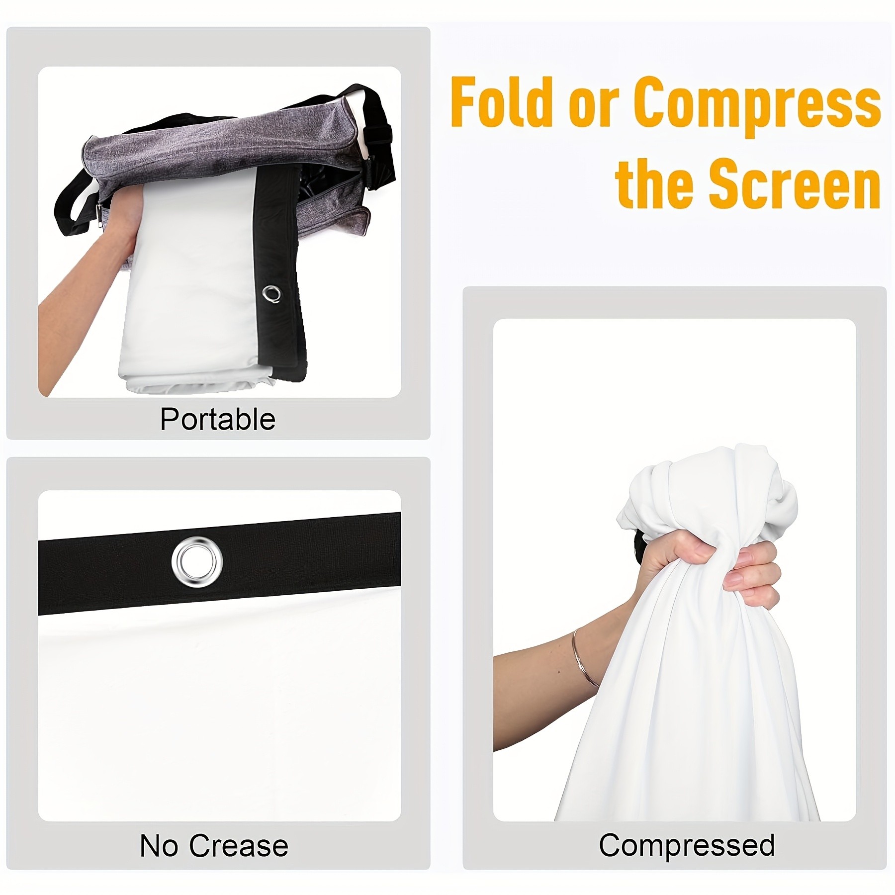 Portable High-Density Soft Screen 304.8cm 16:9