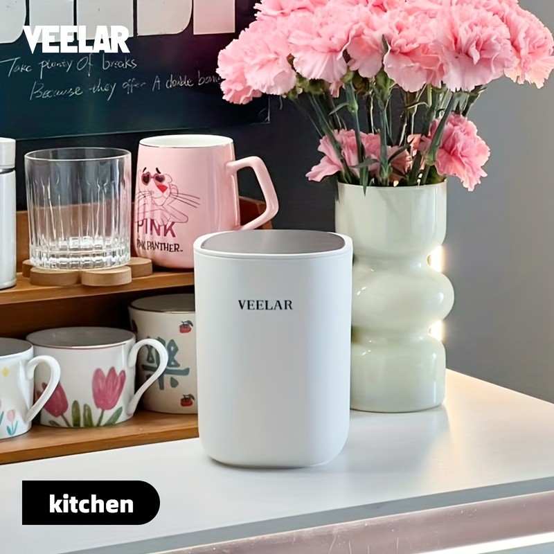 Veelar 2.5L Mini Desktop Trash Can