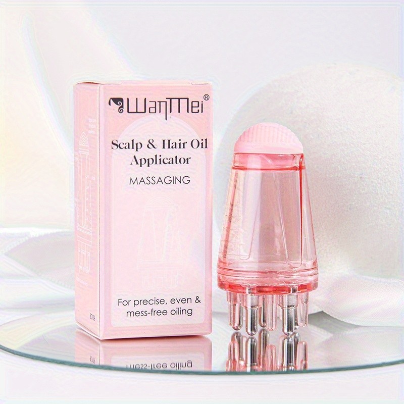 WANMEI 6ml Mini Portable Head Applicator Nourishing & Firming Massage Guide for Thick Hair