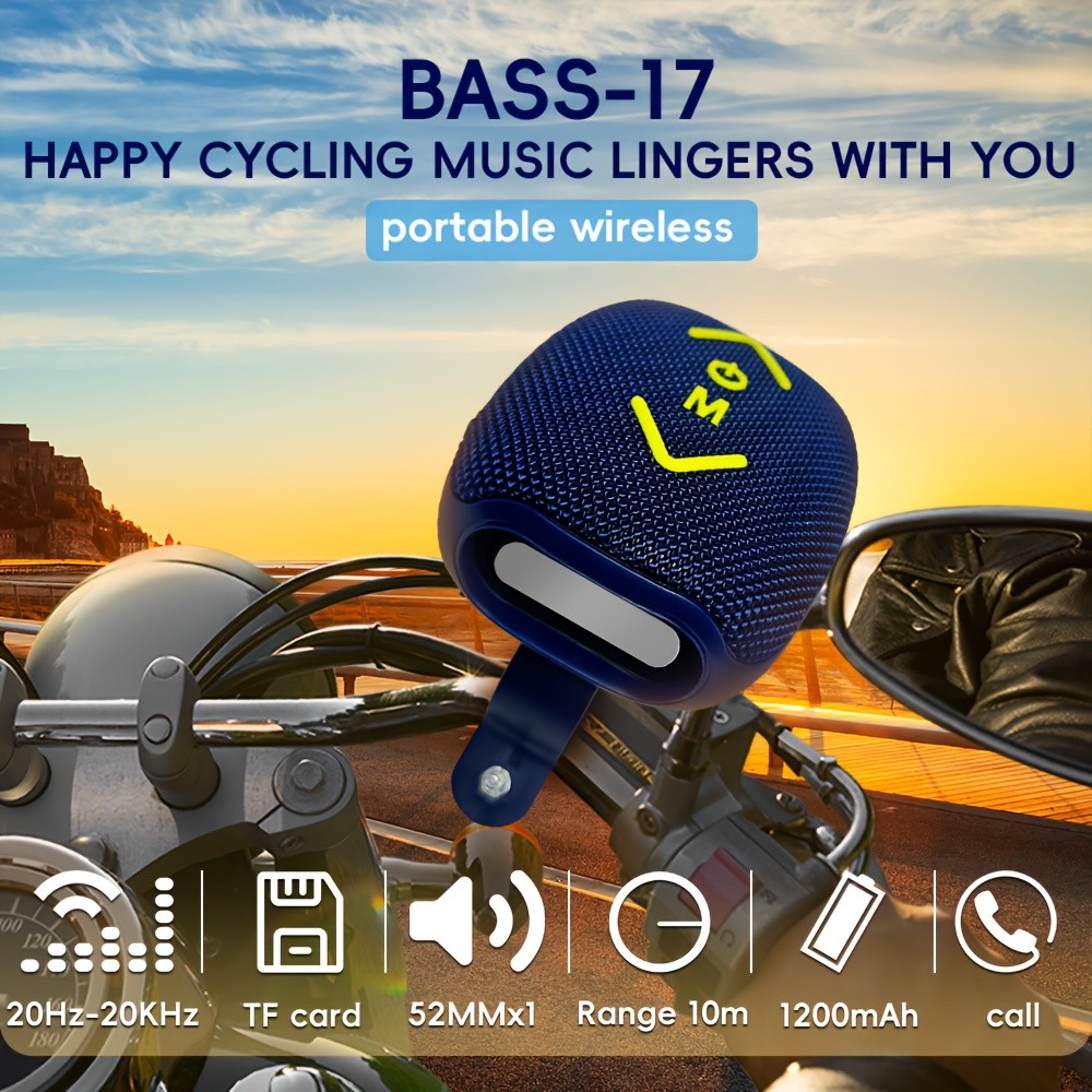 BASS-17 High-Quality Cycling Speaker