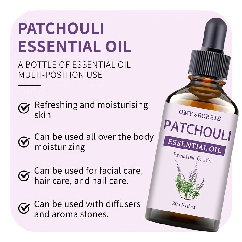 OMY SECRETS 30ml Patchouli Essential Oil