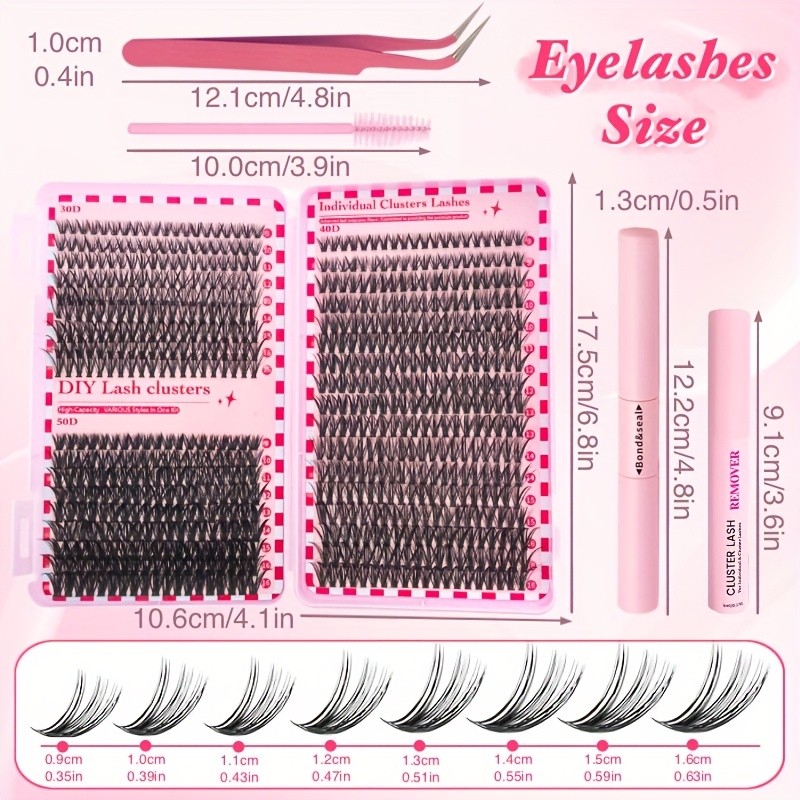 40D Natural False Eyelashes