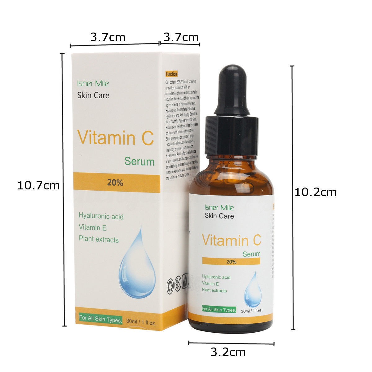 Isner Mile Vitamin C Serum  Hydrate, Brighten, and Protect Your Skin
