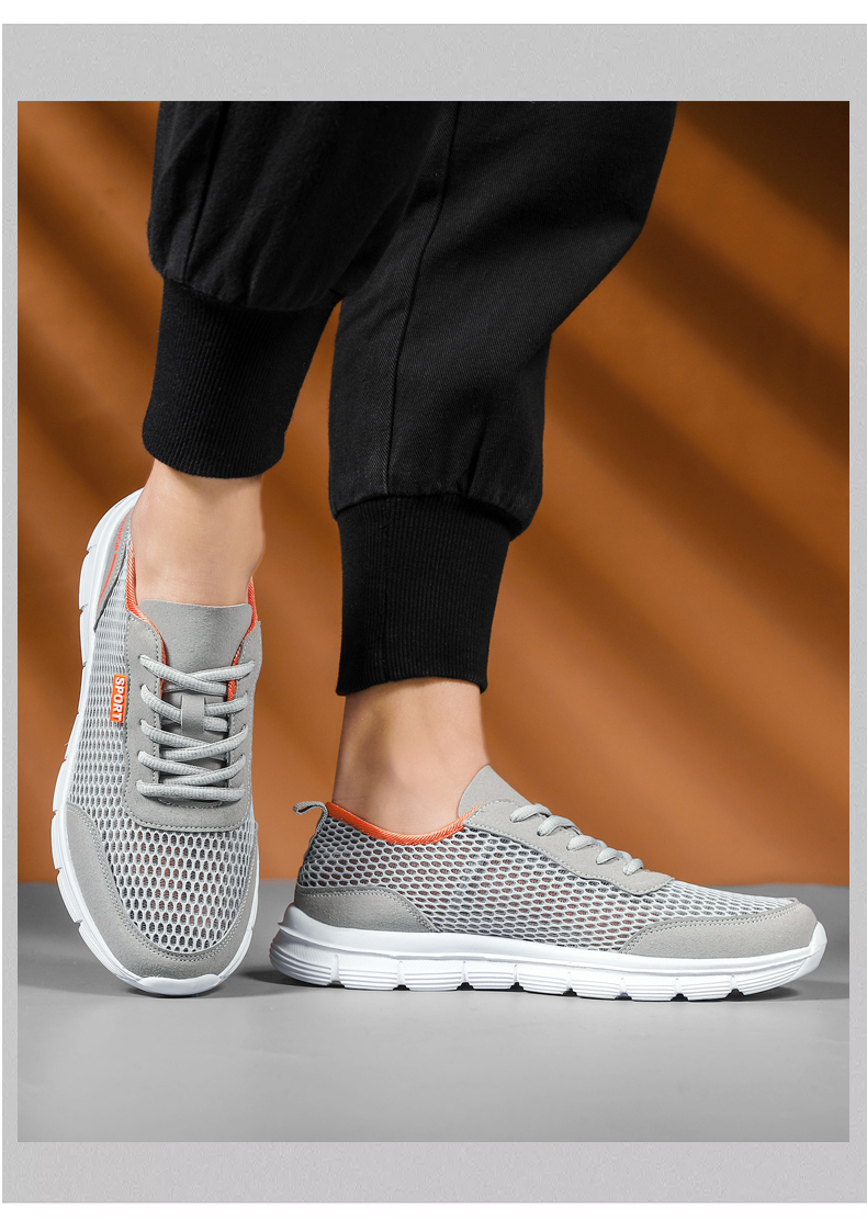 Tenis Sport Men Sneakers Summer Mesh Running Shoes Lightweight and Breathable