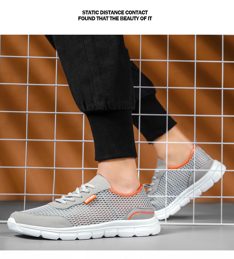 Tenis Sport Men Sneakers Summer Mesh Running Shoes Lightweight and Breathable