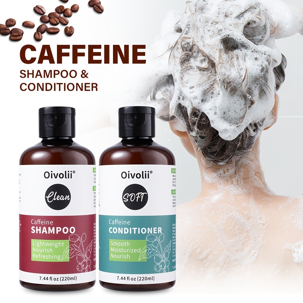 Caffeine Shampoo and Conditioner Set