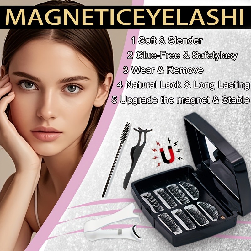 3D Eyelashes 7 Times Magnetic Magnets