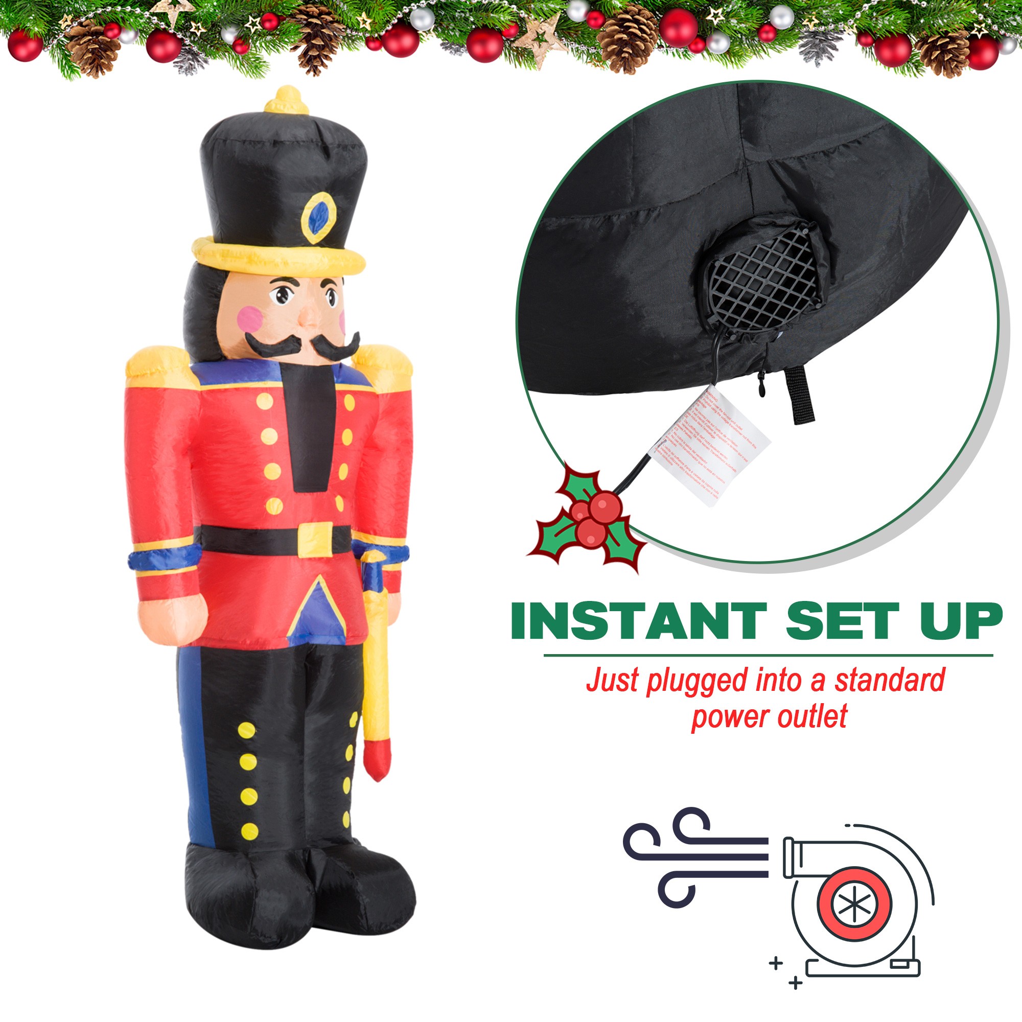 Inflatable Nutcracker