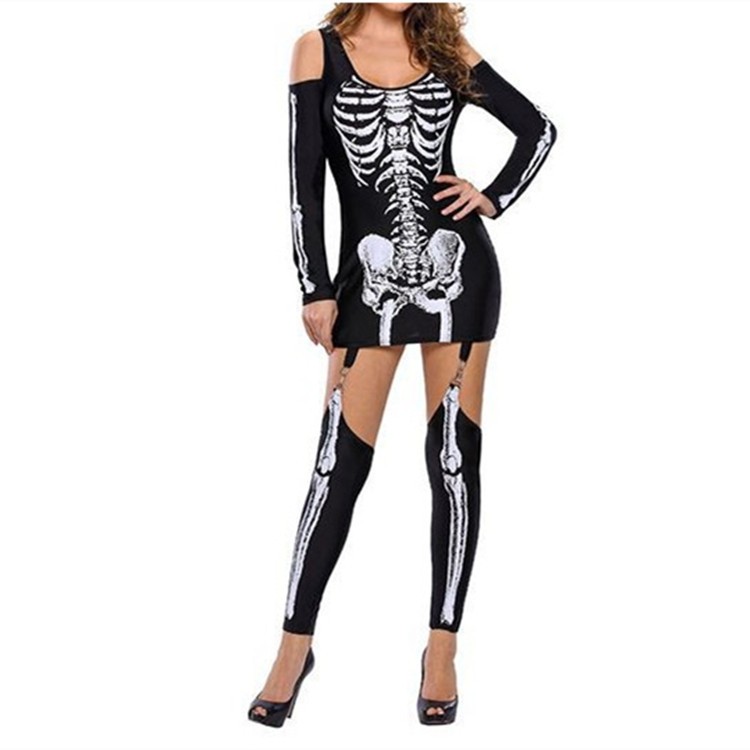 Skeleton Sexy Valentine Costume