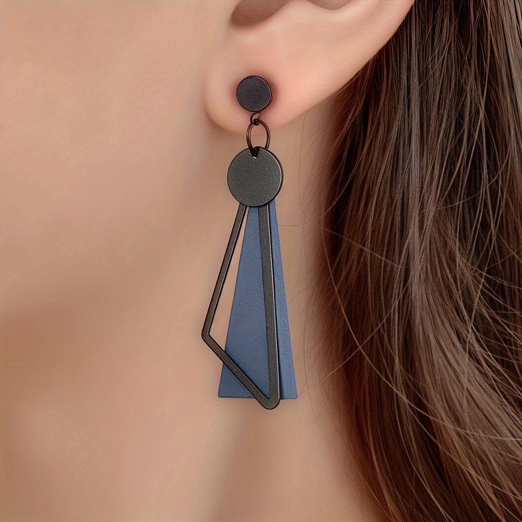 AIVEO Elegant Wooden Clip-On Earrings
