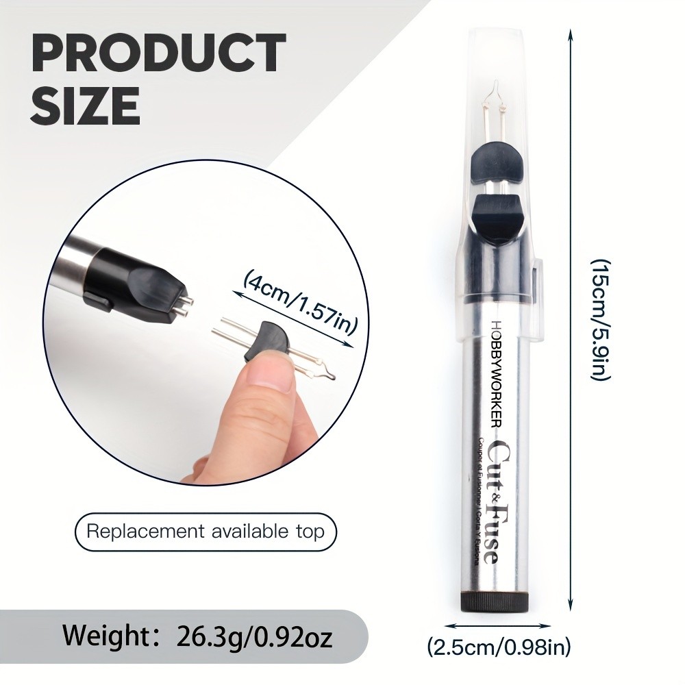 The Hot Line Pen  Effortlessly Trim, Burn, and Melt Threads with Precision