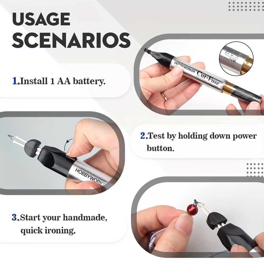 The Hot Line Pen  Effortlessly Trim, Burn, and Melt Threads with Precision