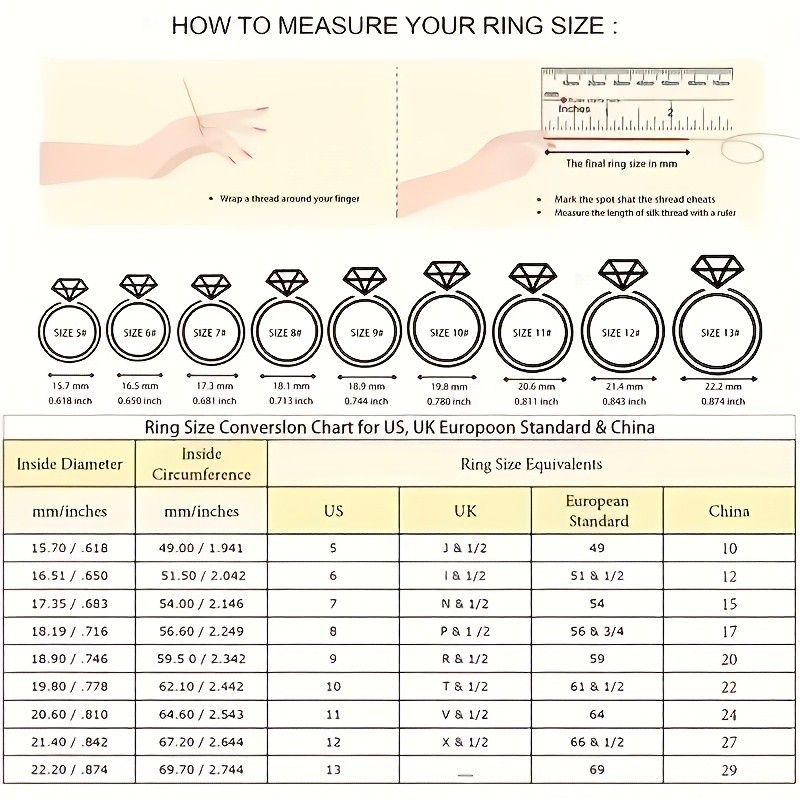 VOPU 4-Carat Moissanite Ring